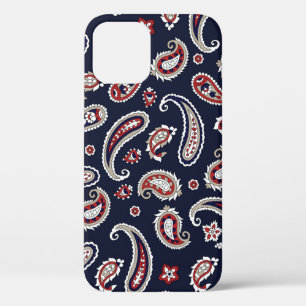 Traditionelles Paisleymuster auf der Marine Case-Mate iPhone Hülle