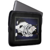 Traditionelles palästinensisches Kufiya mit Katze Laptopschutzhülle (Vorne Rechts)