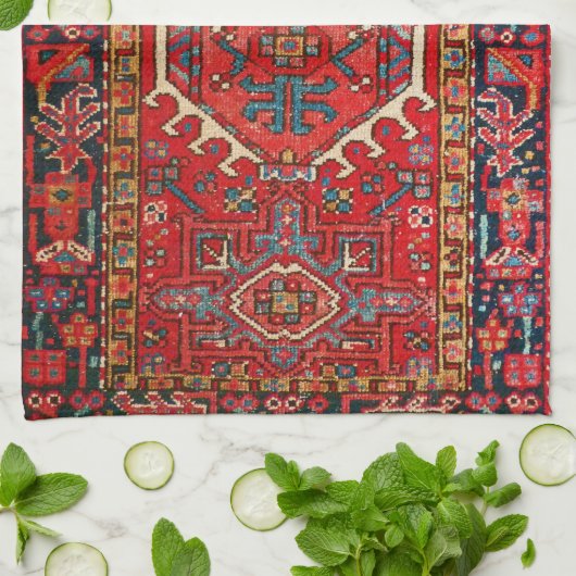 Traditionelles persisches Design  Geschirrtuch (Gefaltet)