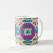 Traditionelles, peruanisches Patchwork, Fliesenmus Kaffeetasse (VorderseiteRechts)