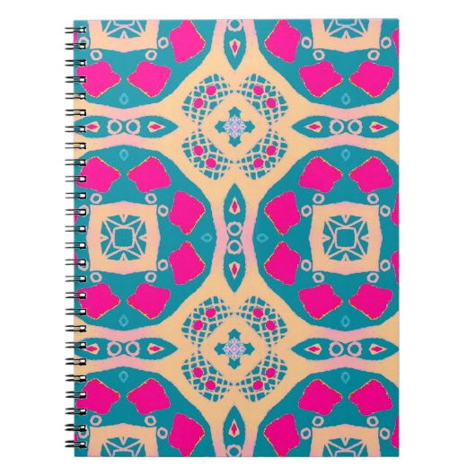 Traditionelles, peruanisches Patchwork, Fliesenmus Notizblock (Vorderseite)