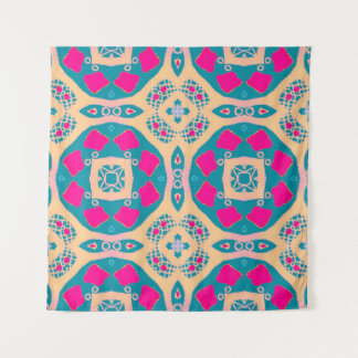 Traditionelles, peruanisches Patchwork, Fliesenmus Wandteppich