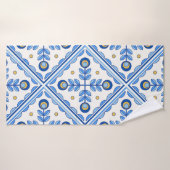 Traditionelles Portugal Lissabon Azulejo Keramik F Badehandtuch (Badehandtuch)