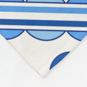 Traditionelles Portugal Lissabon Azulejo Keramik F Fleecedecke (Ecke)