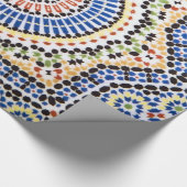 Traditionelles Portugiese Azulejo Fliesen-Muster Geschenkpapier (Ecke)