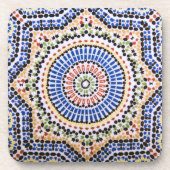 Traditionelles Portugiese Azulejo Fliesen-Muster Getränkeuntersetzer (Vorderseite)