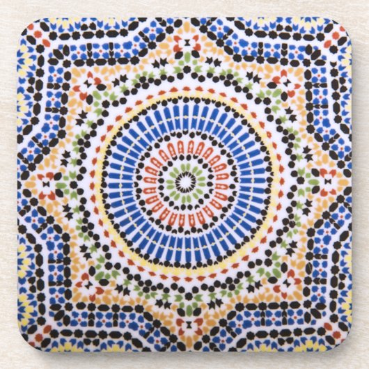 Traditionelles Portugiese Azulejo Fliesen-Muster Getränkeuntersetzer (Vorderseite)