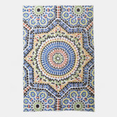 Traditionelles Portugiese Azulejo Fliesen-Muster Küchentuch (Vertikal)