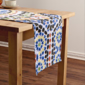 Traditionelles Portugiese Azulejo Fliesen-Muster Kurzer Tischläufer (Beispiel)