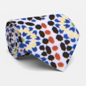 Traditionelles portugiesisches Azulejo Tile Muster Krawatte (Gerollt)