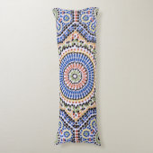 Traditionelles portugiesisches Azulejo Tile Muster Seitenschläferkissen (Vorderseite Vertikal)