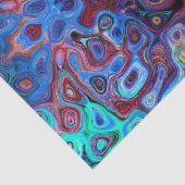 traditionelles psychedelisches Gewebepapier Seidenpapier (Detail)