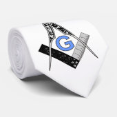 Traditionelles Quadrat und umgehen keine 6 Krawatte (Gerollt)