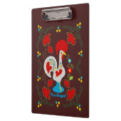 Traditionelles Rathaus von Barcelos in Weiß Klemmbrett (Links)