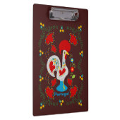 Traditionelles Rathaus von Barcelos in Weiß Klemmbrett (Rechts)