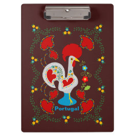 Traditionelles Rathaus von Barcelos in Weiß Klemmbrett