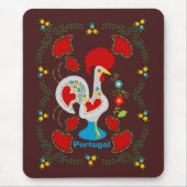 Traditionelles Rathaus von Barcelos in Weiß Mousepad (Vorne)