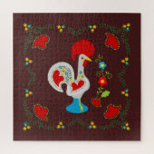 Traditionelles Rathaus von Barcelos in Weiß Puzzle (Vertikal)