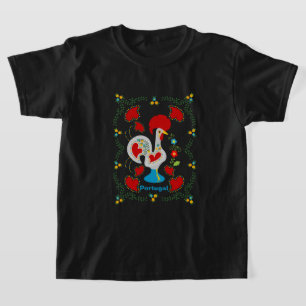 Traditionelles Rathaus von Barcelos in Weiß T-Shirt