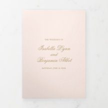 Traditionelles Rosé-Hochzeits-Elegant-Formell