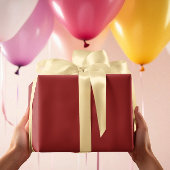 Traditionelles Rot - Papierfestrolle Geschenkpapier