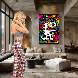 Traditionelles Rot-Weiß-Karo-Muster mit moderner N Capri Leggings