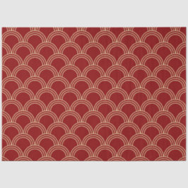 Traditionelles rotes und goldenes chinesisches Mus Seidenpapier