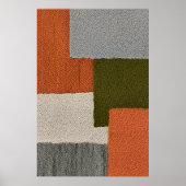 Traditionelles Rug-Inspiriert Design Poster (Vorne)