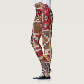 Traditionelles Rug Patchwork: Dekorative Teppichve Leggings (Links)
