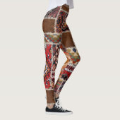 Traditionelles Rug Patchwork: Dekorative Teppichve Leggings (Rechts)