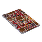 Traditionelles Rug Patchwork: Dekorative Teppichve Notizblock (Rechte Seite)