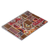 Traditionelles Rug Patchwork: Dekorative Teppichve Notizblock (Linke Seite)