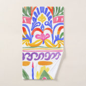 traditionelles rumänisches Dekor Badhandtuch Set (Handtuch)