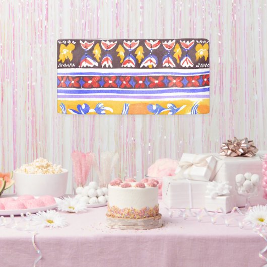 traditionelles rumänisches Dekor Banner (Party)