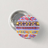 traditionelles rumänisches Dekor Button (Vorne & Hinten)