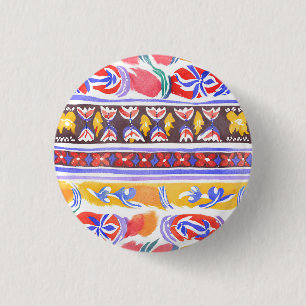 traditionelles rumänisches Dekor Button