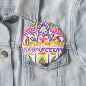 traditionelles rumänisches Dekor Button (Beispiel)