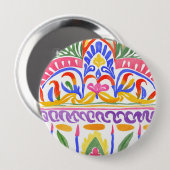 traditionelles rumänisches Dekor Button (Vorne & Hinten)