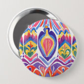traditionelles rumänisches Dekor Button (Vorne & Hinten)