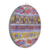 traditionelles rumänisches Dekor Dartscheibe (Vorderseite Links)