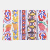 traditionelles rumänisches Dekor Geschirrtuch (Horizontal)