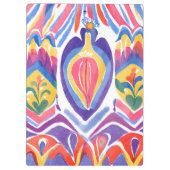 traditionelles rumänisches Dekor Klemmbrett (Rückseite)