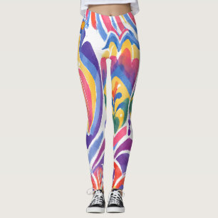 traditionelles rumänisches Dekor Leggings