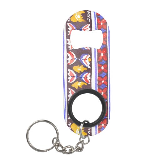 traditionelles rumänisches Dekor Mini Flaschenöffner (Vorderseite)