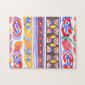 traditionelles rumänisches Dekor Puzzle (Horizontal)