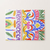 traditionelles rumänisches Dekor Puzzle (Horizontal)