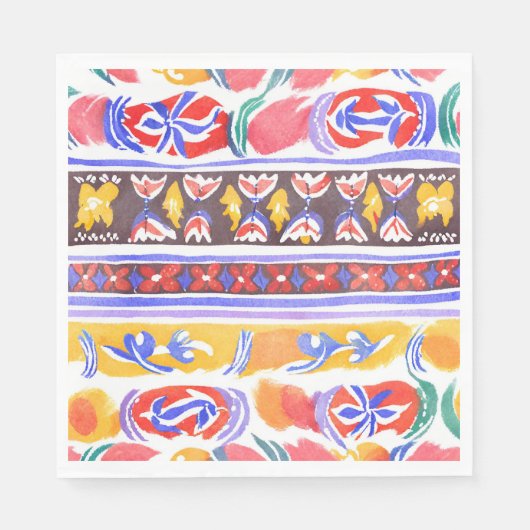 traditionelles rumänisches Dekor Serviette (Vorderseite)