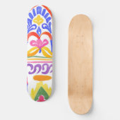 traditionelles rumänisches Dekor Skateboard (Vorderseite)