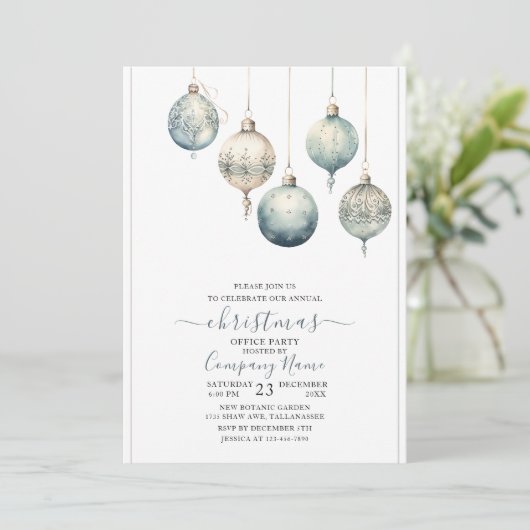 Traditionelles Rustikales Winterwasser Merry Chris Einladung (Stehend Vorderseite)