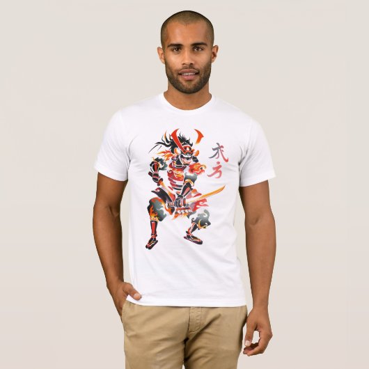 Traditionelles Samurai T-Shirt (Vorne ganz)